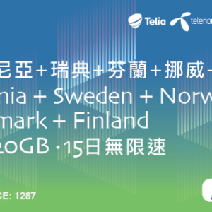 Nordic-5 5G 20GB 15 Days Unlimited Speed Prepaid Sim Card